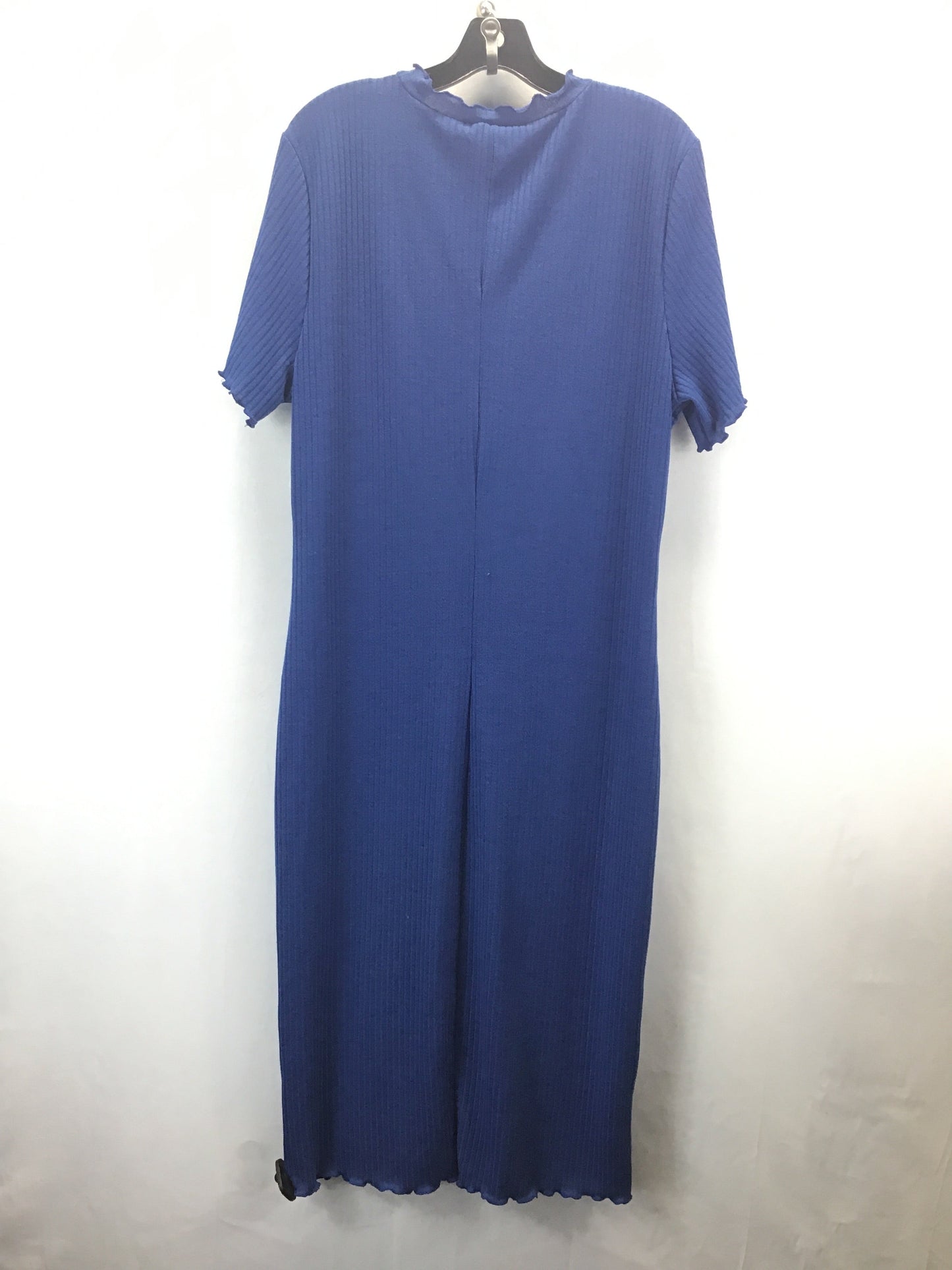 Dress Casual Midi By Shein In Blue, Size: 2x