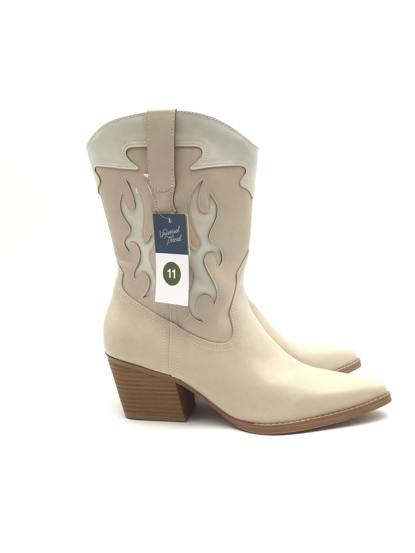 Boots Western By Universal Thread In Cream, Size: 11