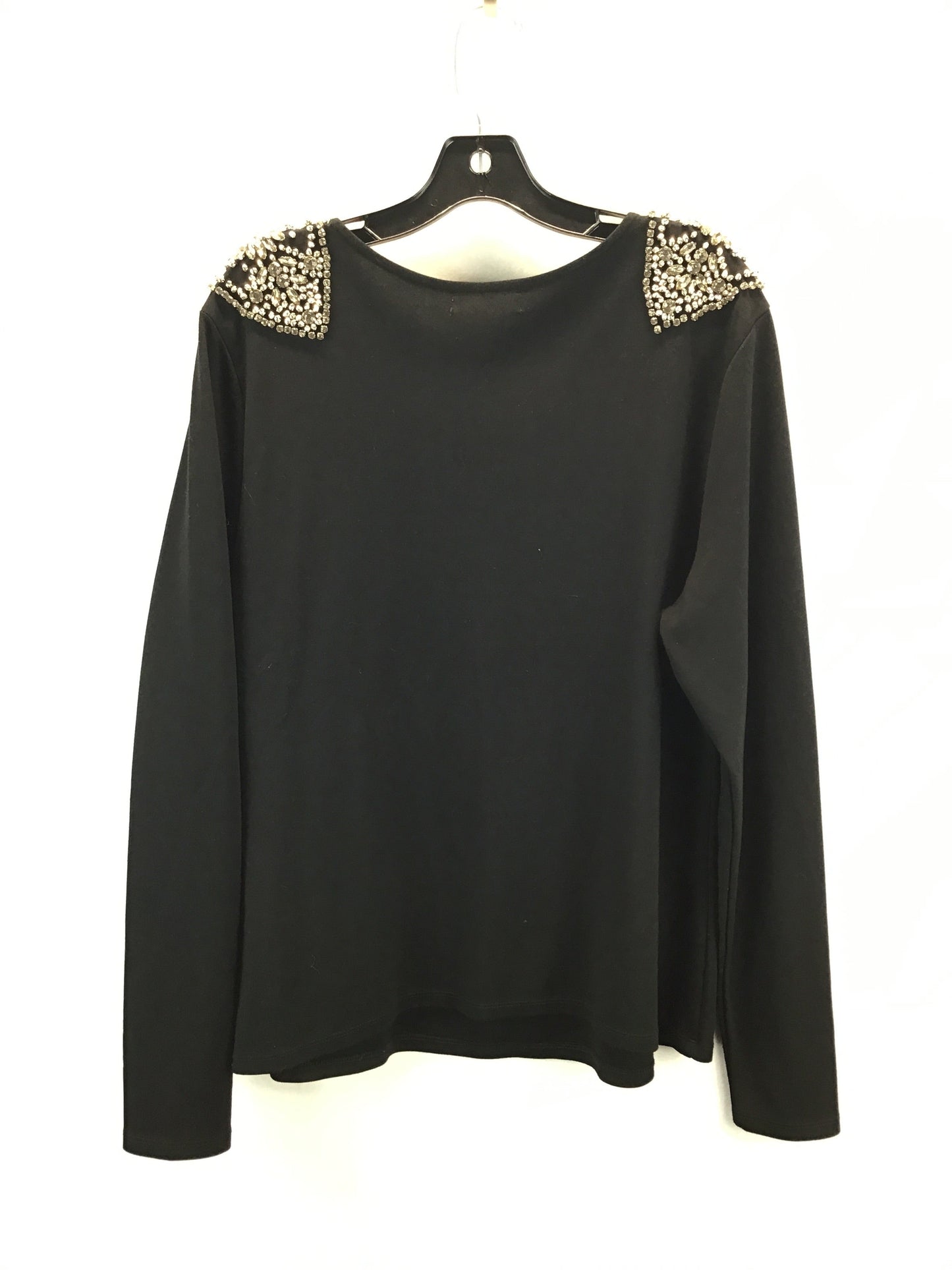 Top Long Sleeve By Forever 21 In Black, Size: 2x