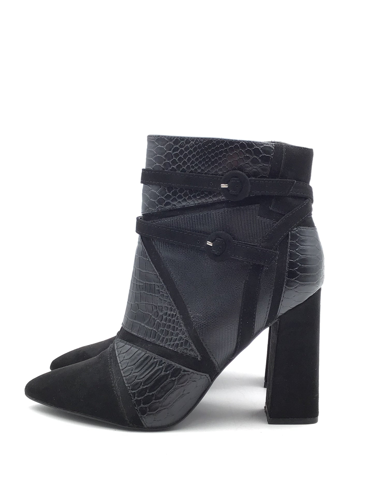 Shoes Heels Block By Just Fab In Black, Size: 12