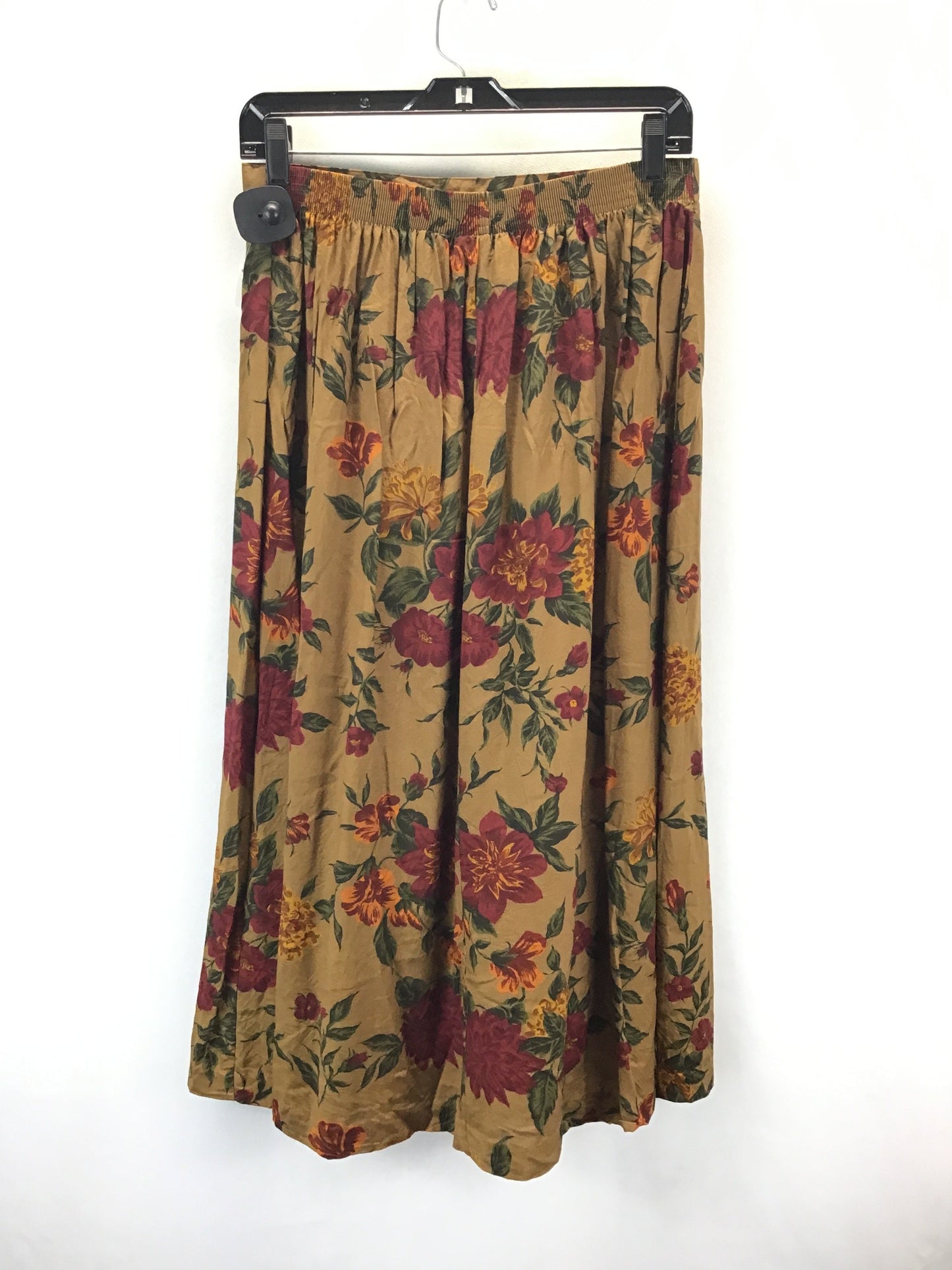 Skirt Midi By Cape Cod In Floral Print, Size: M