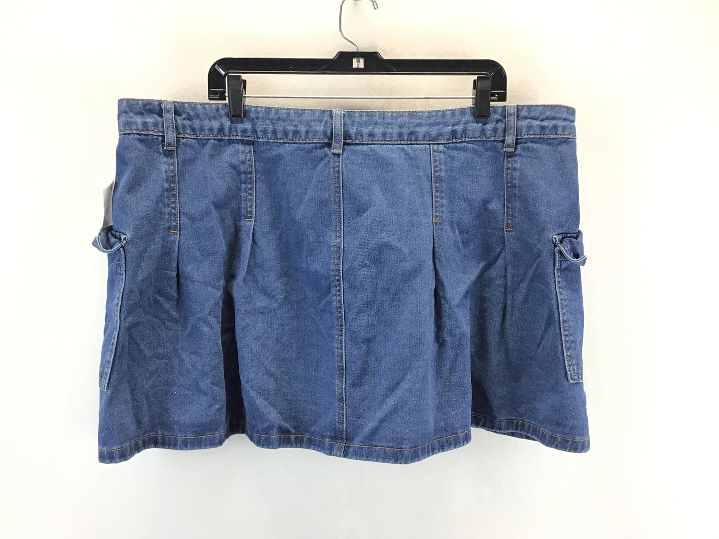 Skirt Mini & Short By Shein In Blue Denim, Size: 3x