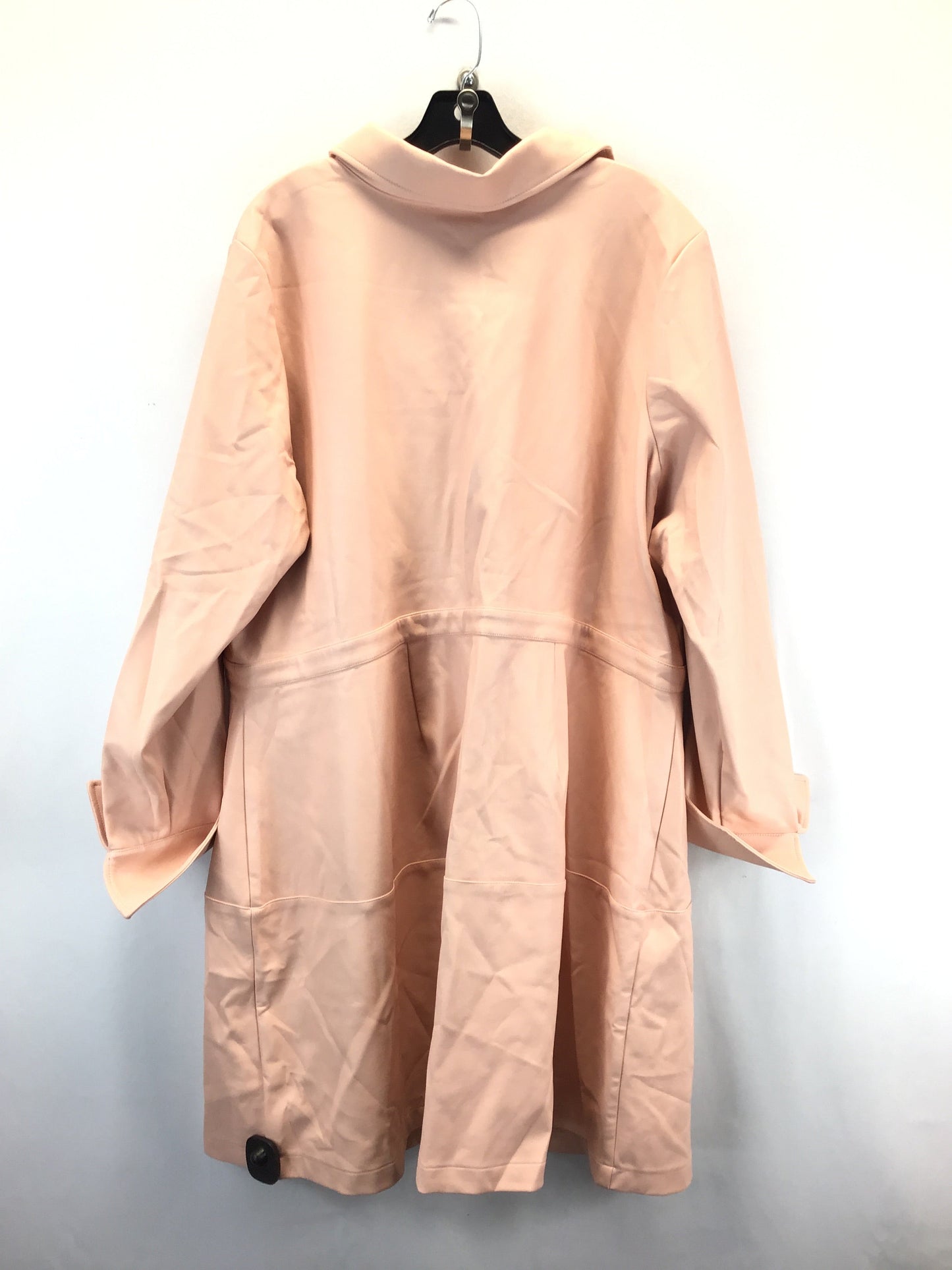 Dress Casual Midi By Eloquii In Peach, Size: 3x