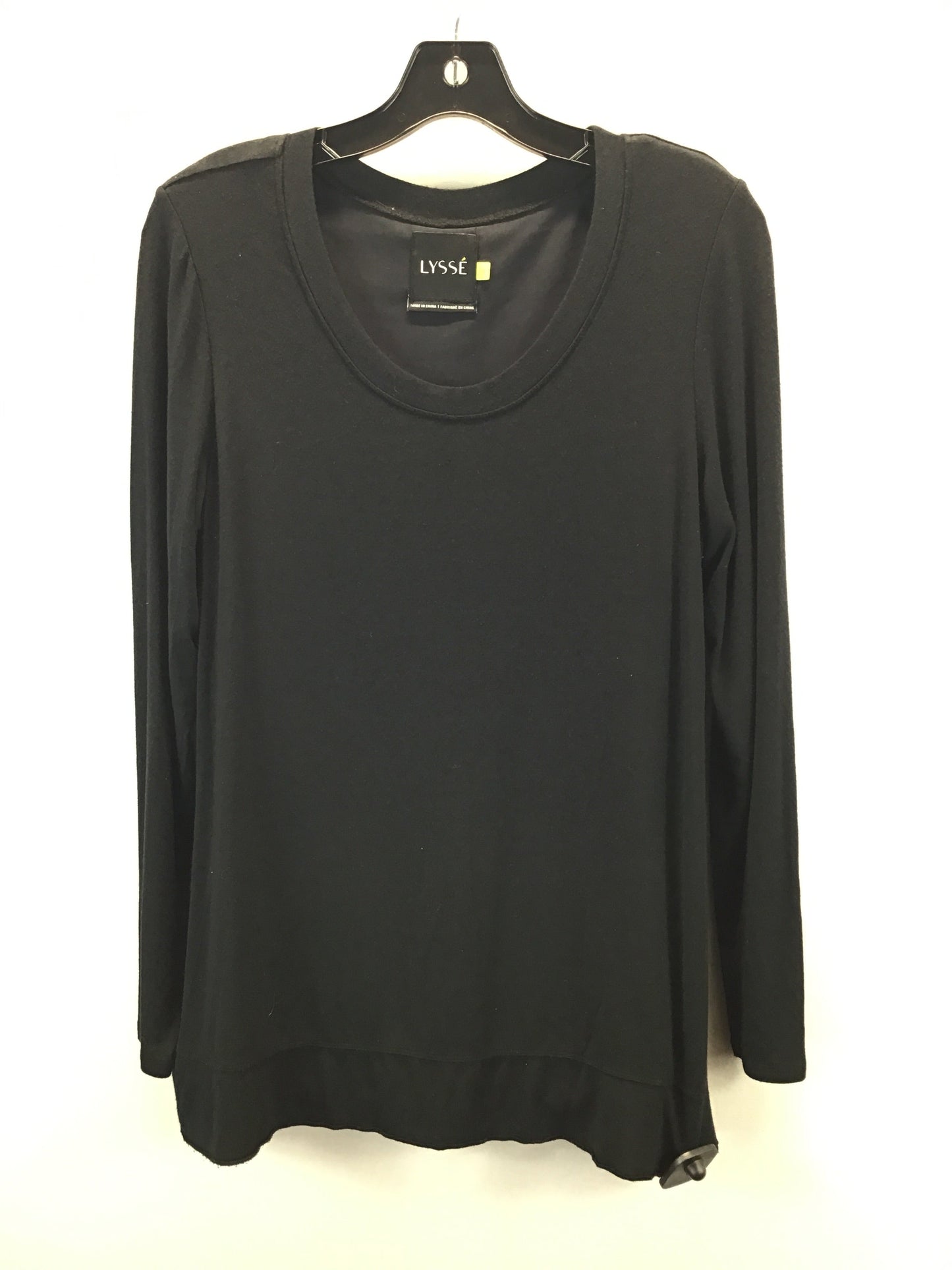 Top Long Sleeve Basic By Lysse In Black, Size: M