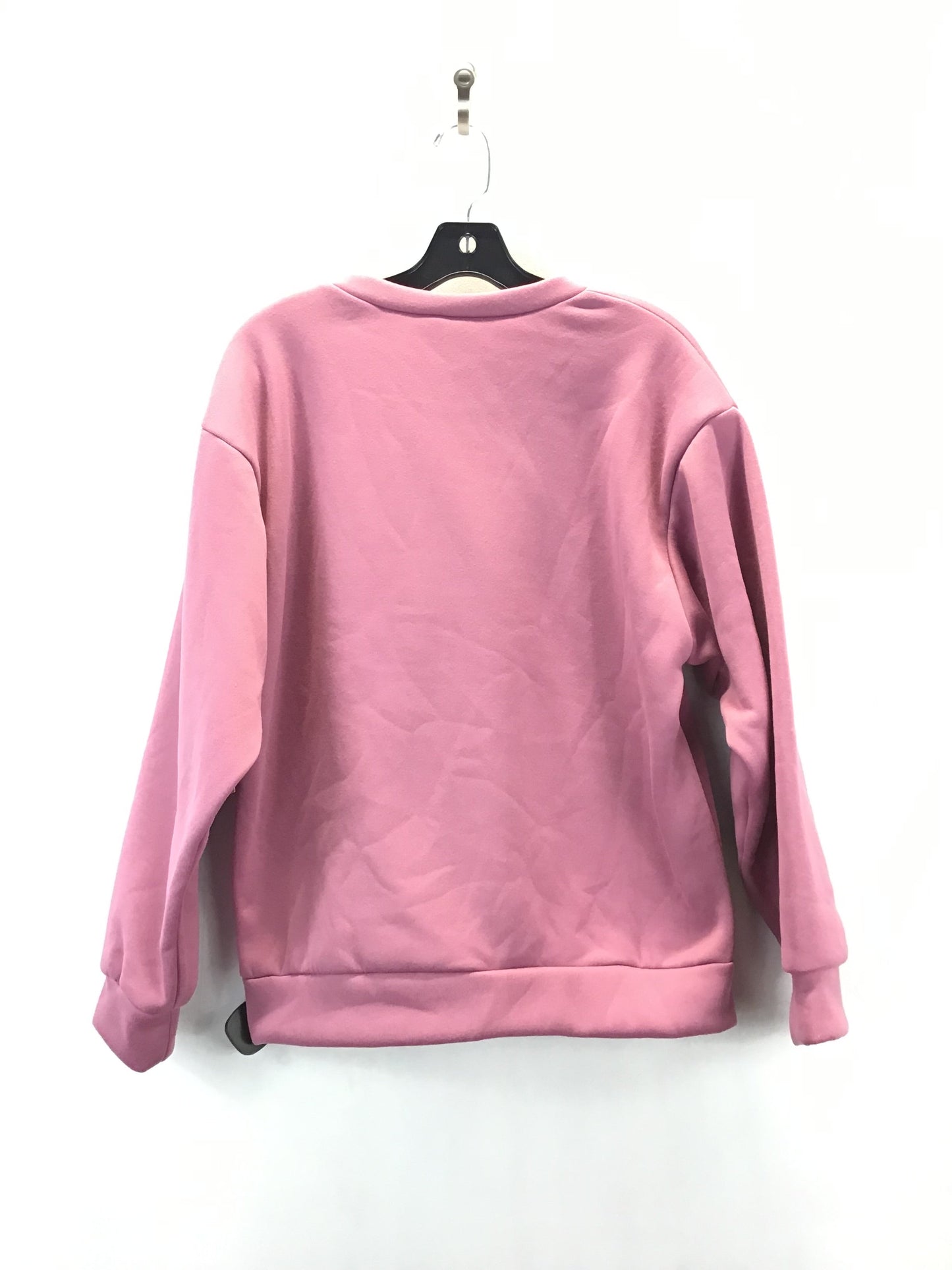 Sweatshirt Crewneck By Shein In Blush, Size: M