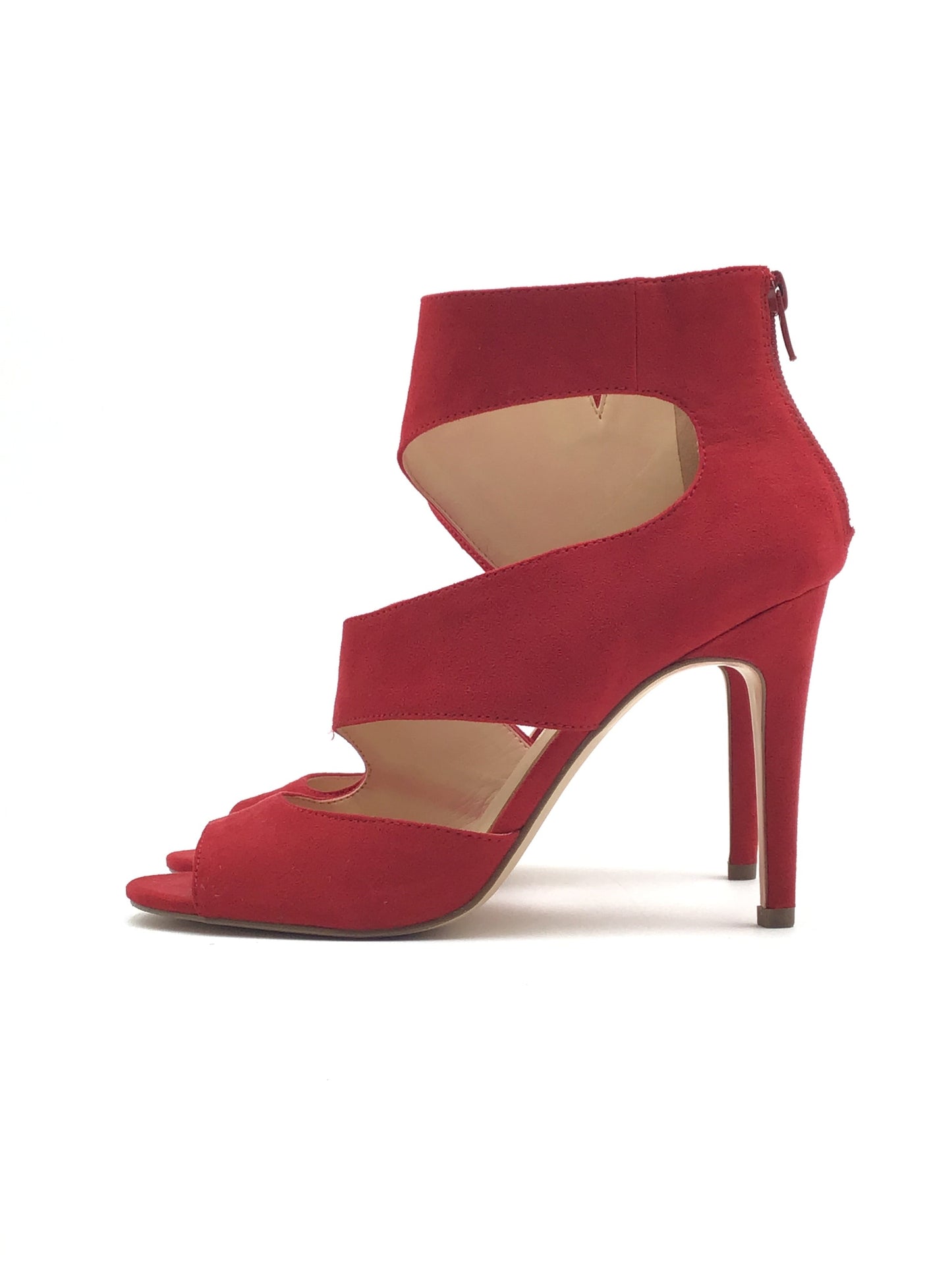 Red Shoes Heels Stiletto Jessica Simpson, Size 9