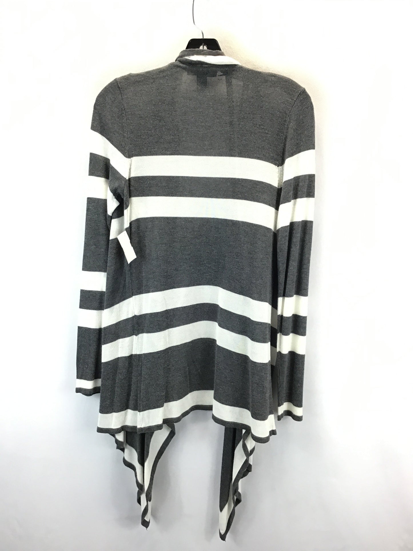 Cardigan By Inc In Grey & White, Size: M