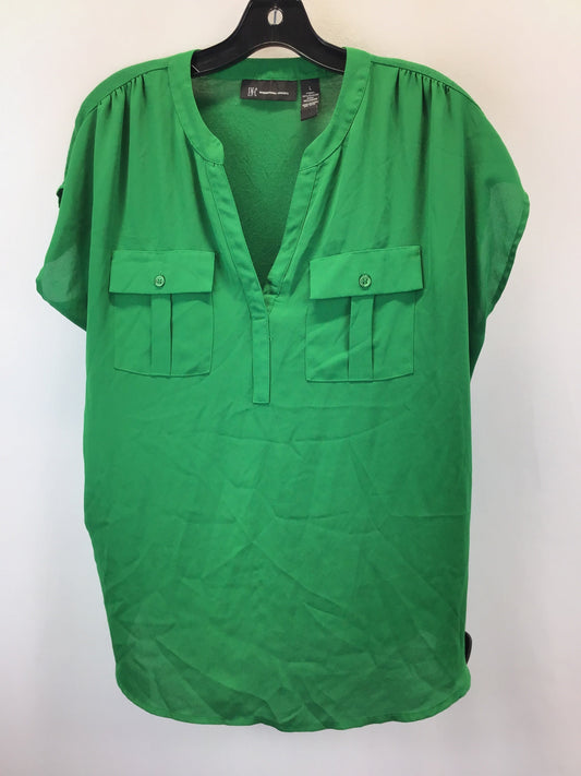 Green Top Sleeveless Basic Inc, Size L