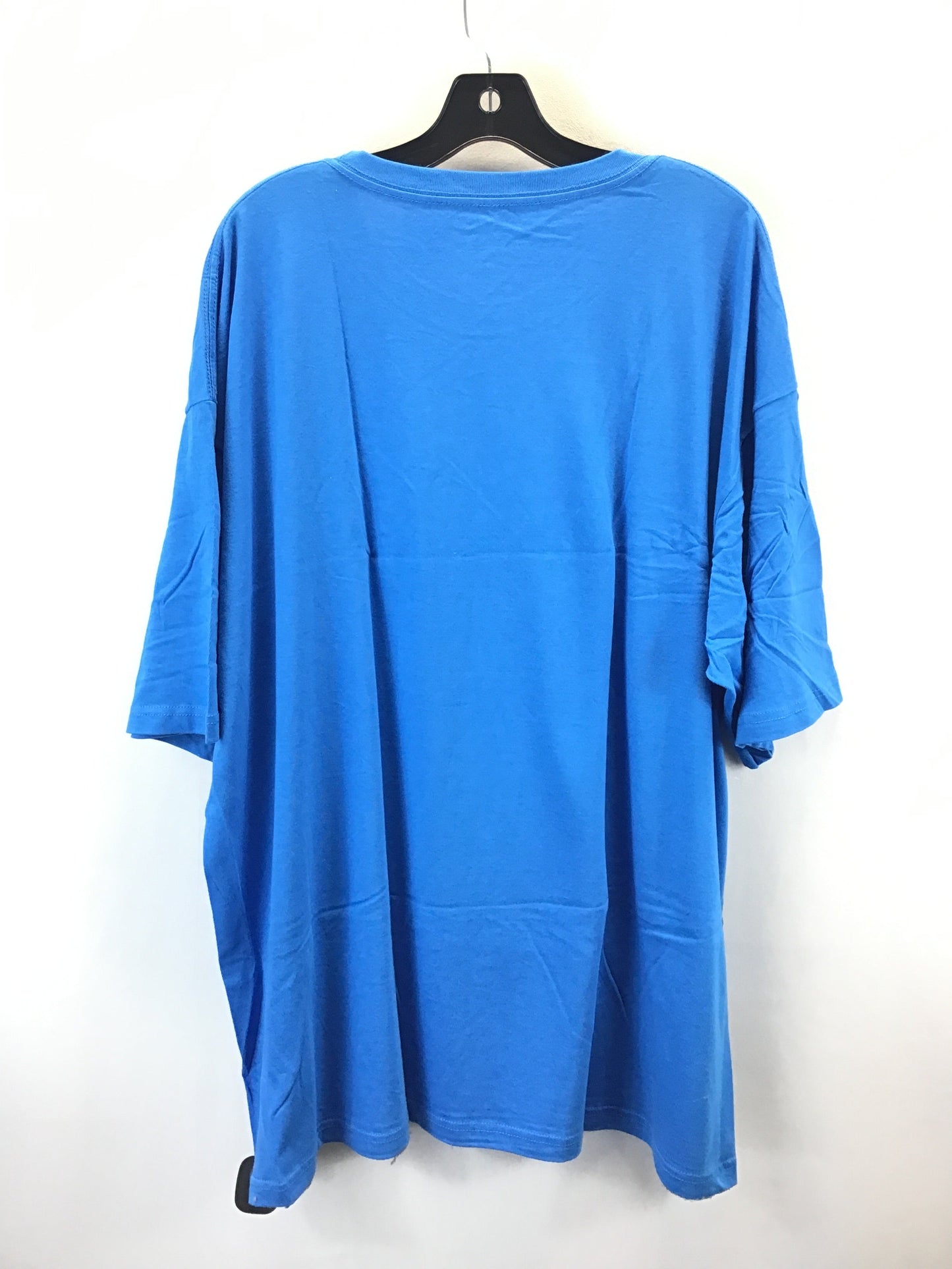 Top Short Sleeve Basic By Clothes Mentor In Blue, Size: 2x