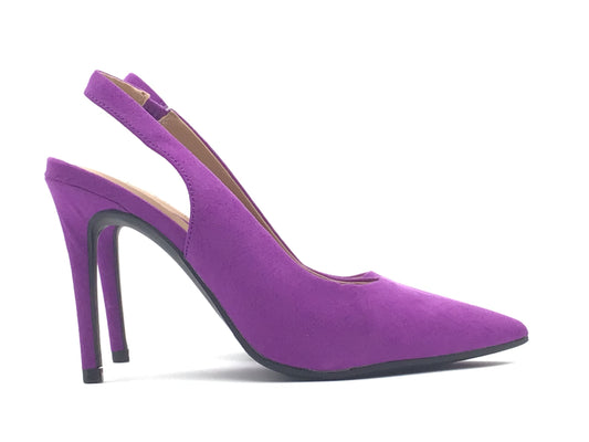 Purple Shoes Heels Stiletto Clothes Mentor, Size 5.5