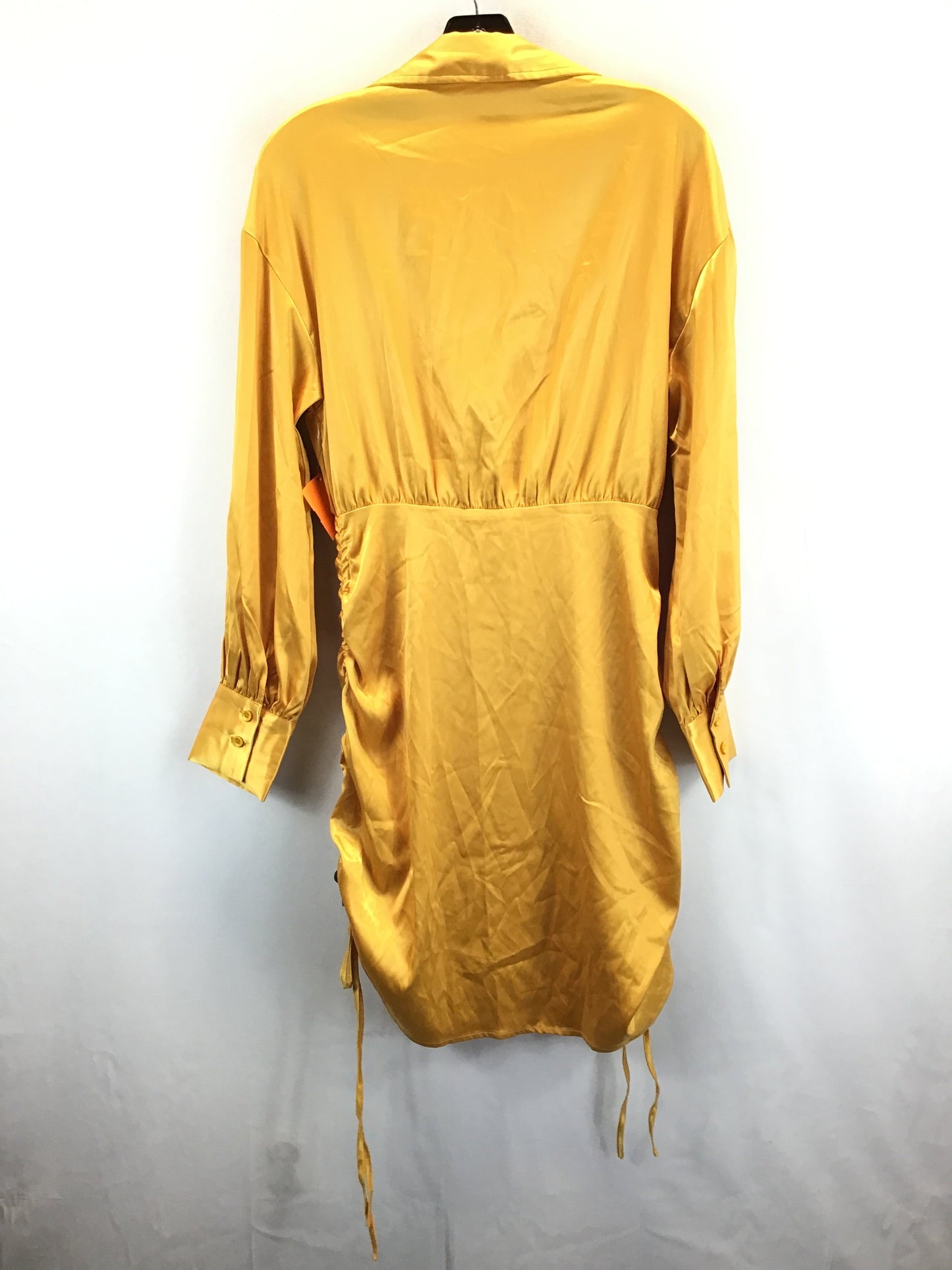 Gold Dress Casual Midi Fashion Nova, Size M