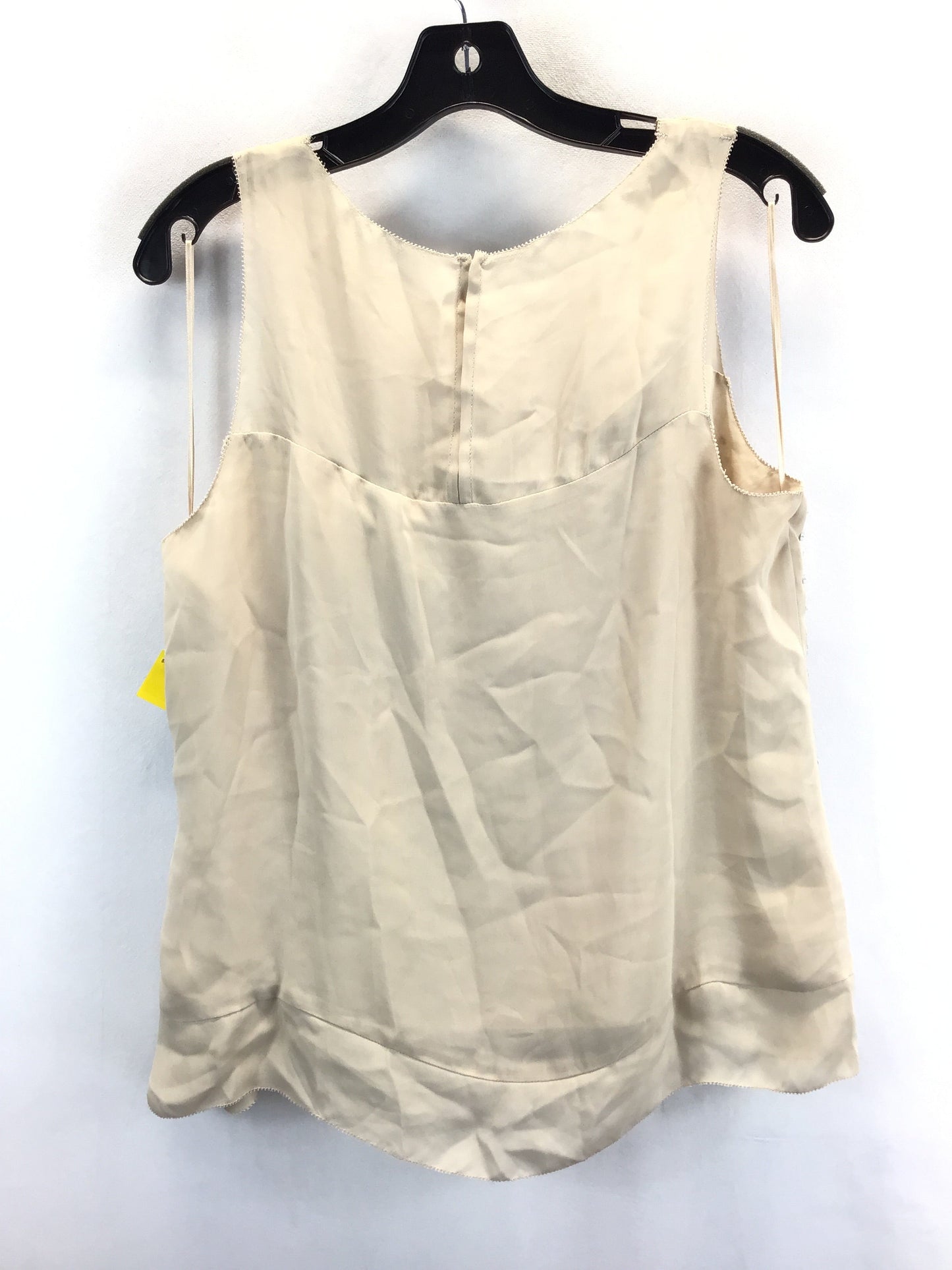 Top Sleeveless By Ann Taylor In Beige, Size: M