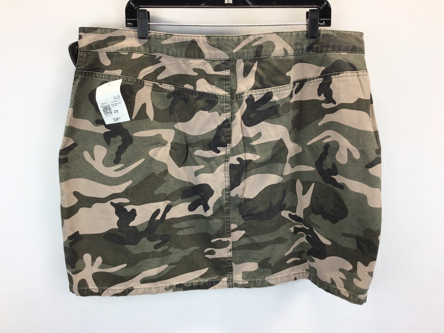 Camouflage Print Skirt Midi Forever 21, Size 2x