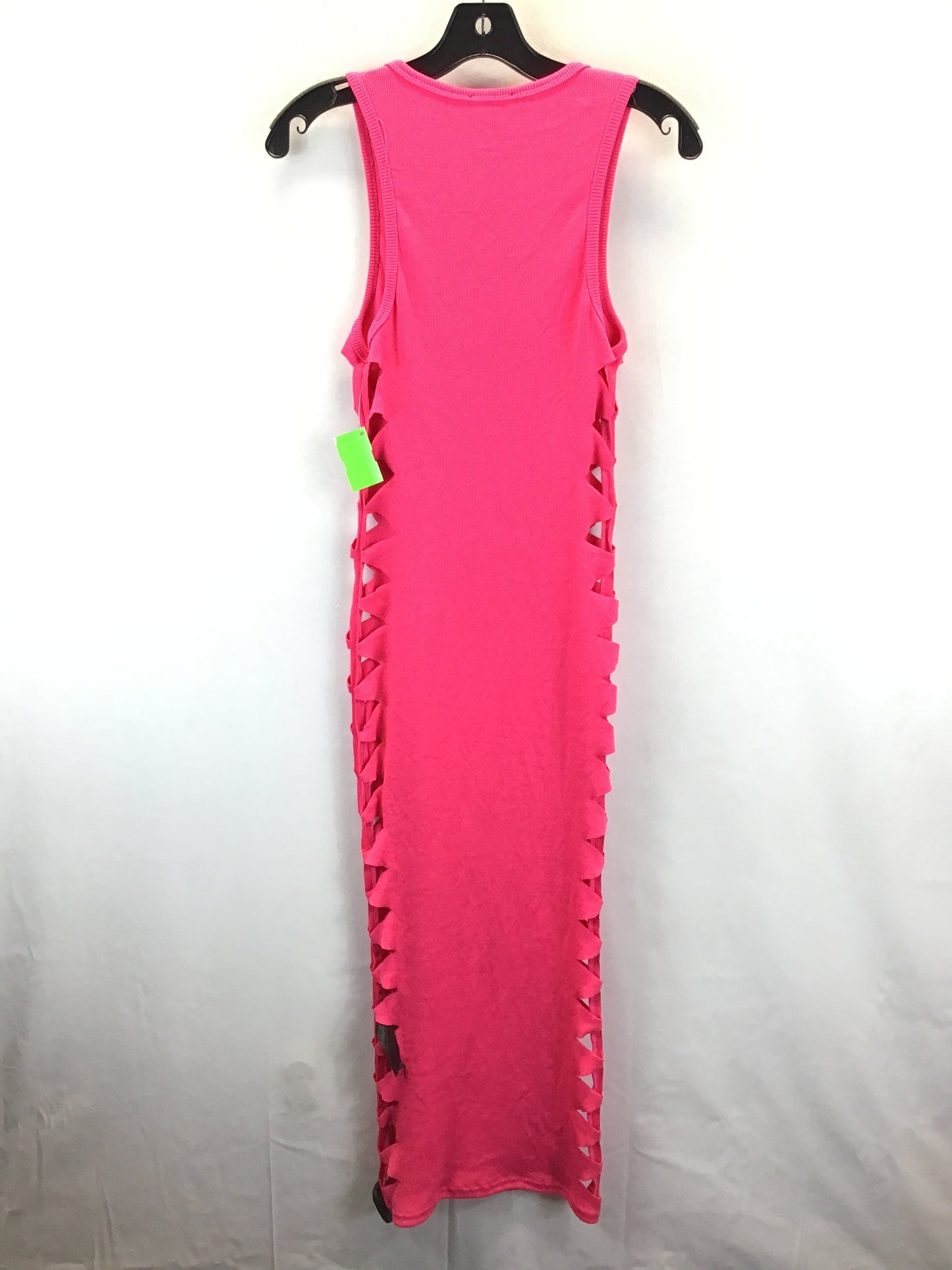 Pink Dress Casual Midi Fashion Nova, Size M