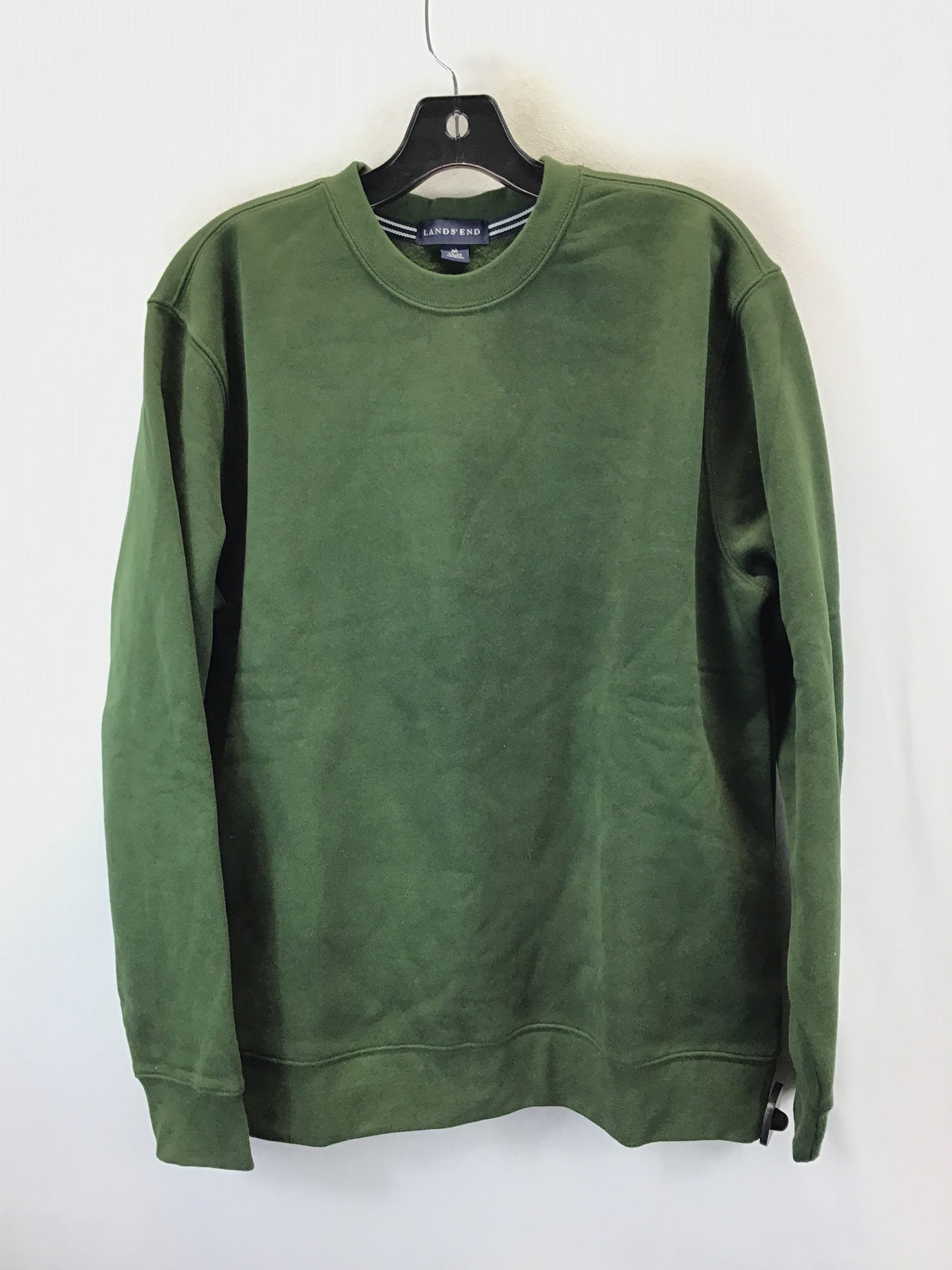 Sweatshirt Crewneck By Lands End In Green, Size: M