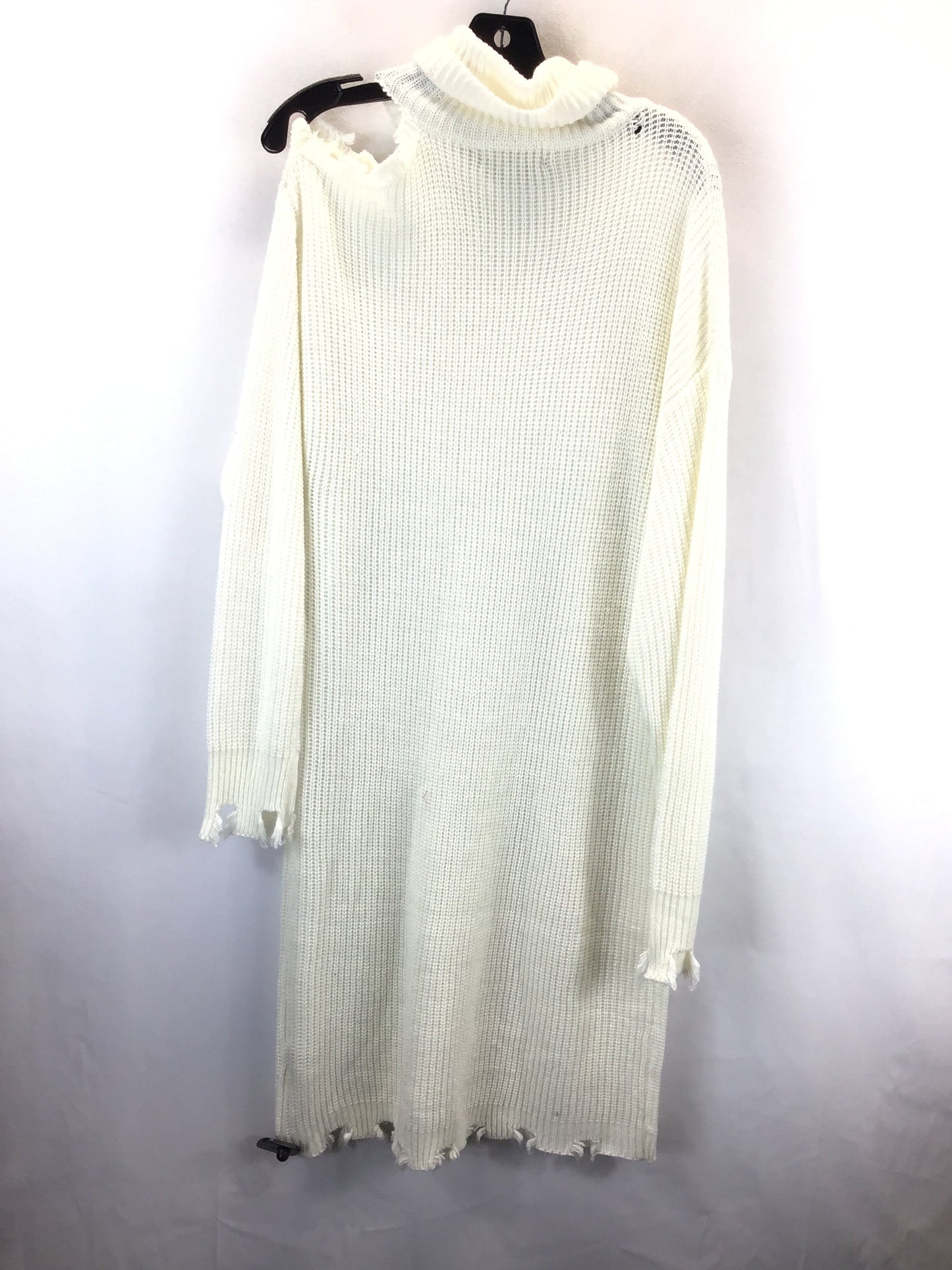 Sweater By No Comment In Cream, Size: 3x