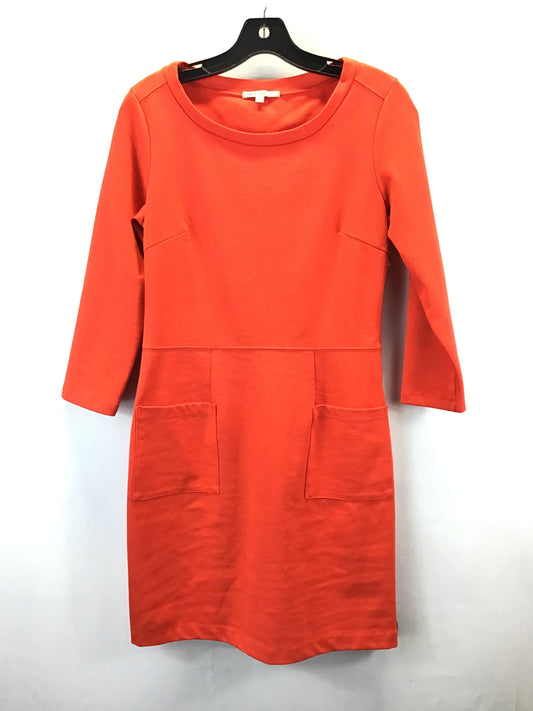 Dress Casual Midi By Gap In Orange, Size: S