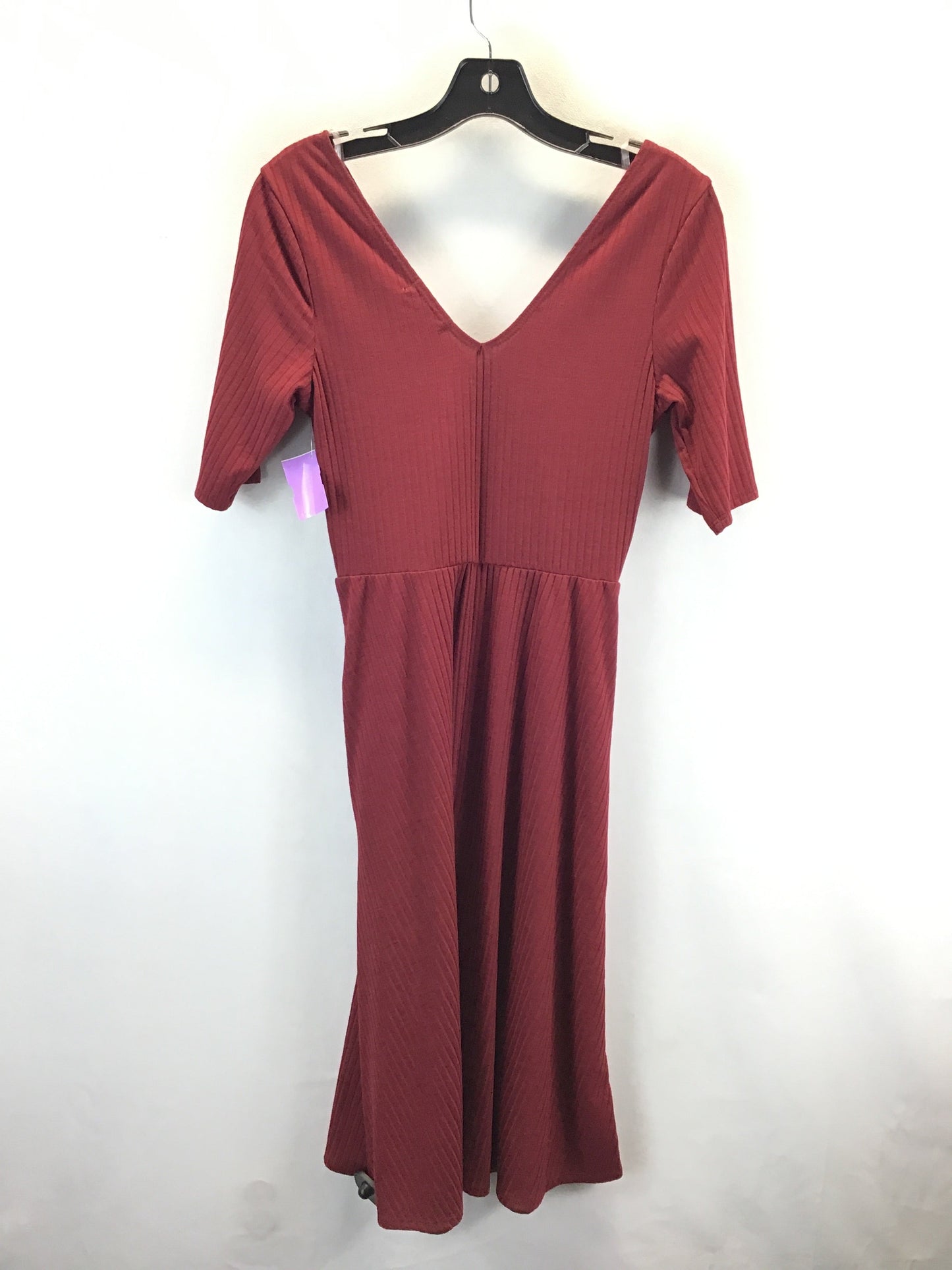 Dress Casual Midi By Socialite In Red, Size: S