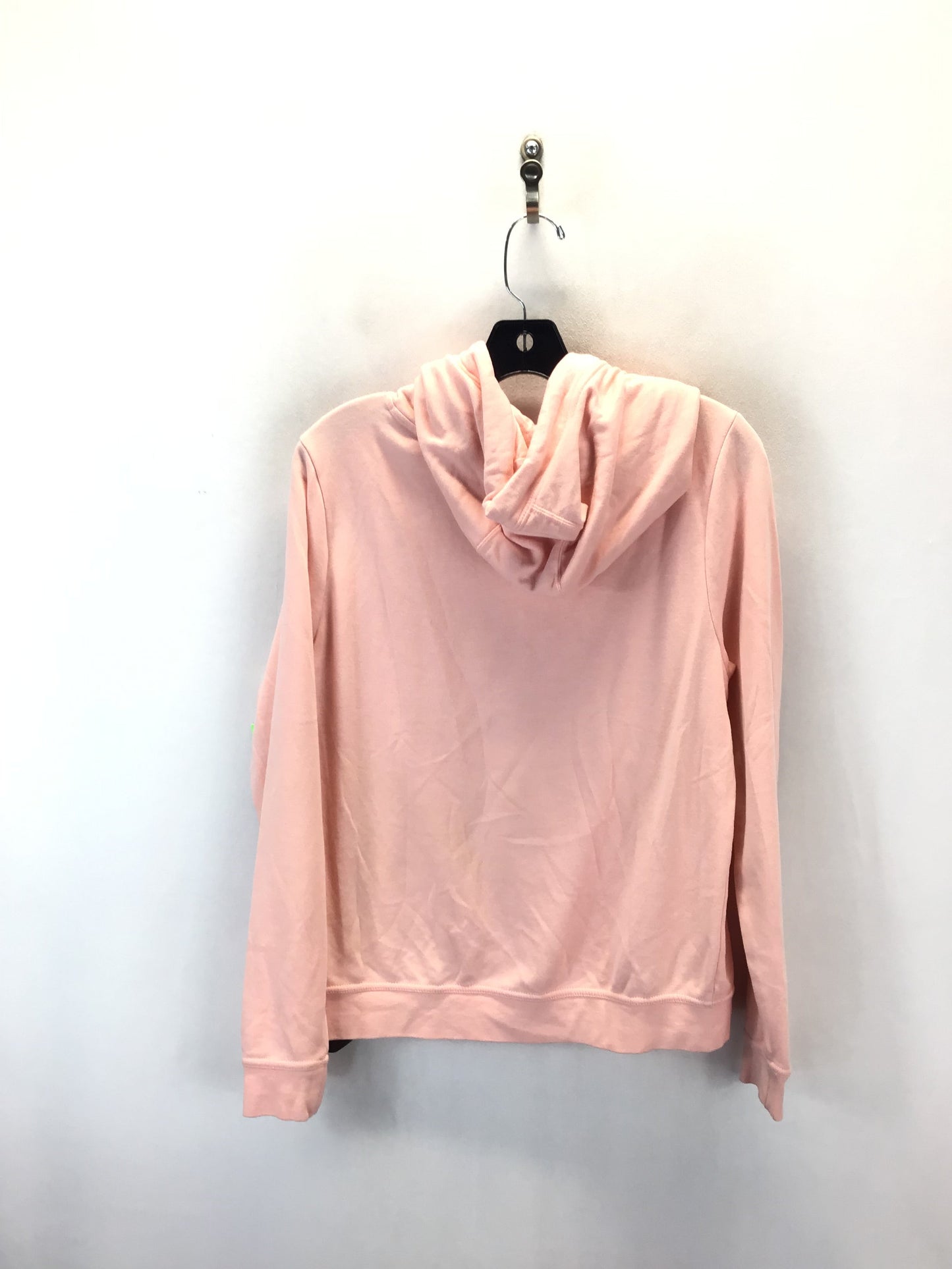 Athletic Top Long Sleeve Hoodie By Nike In Pink, Size: S