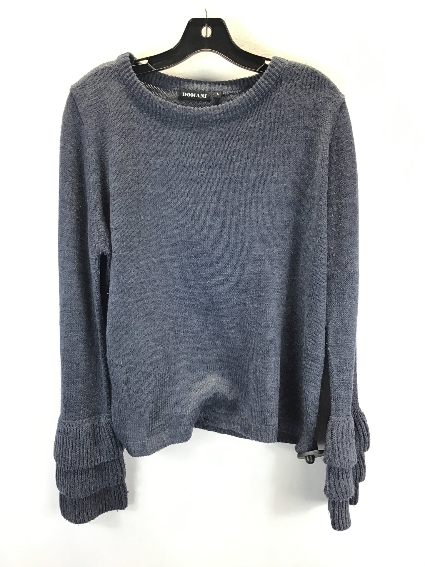 Sweater By Clothes Mentor In Grey, Size: L