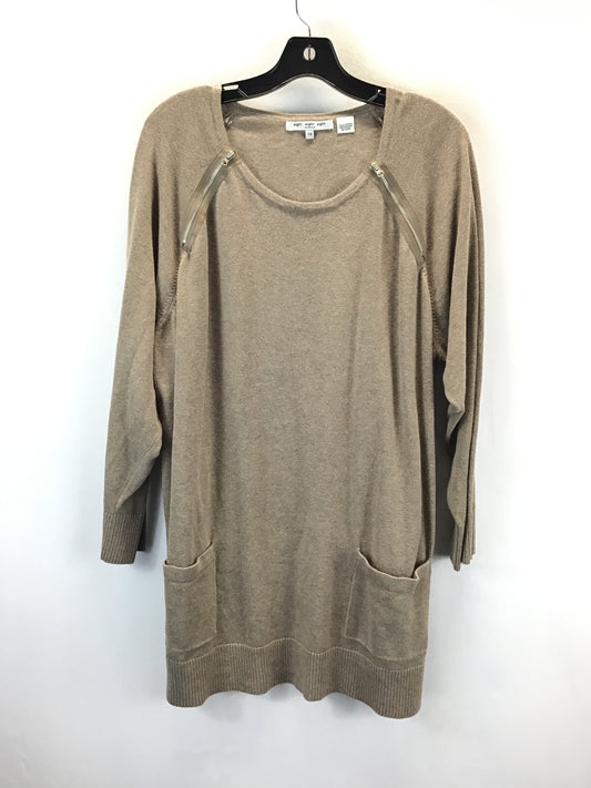 Sweater By Eight Eight Eight In Beige, Size: 3x