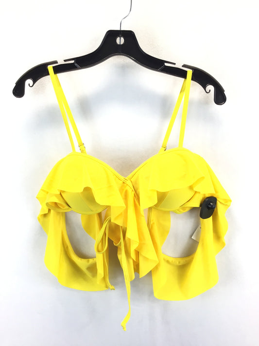 Yellow Swimsuit Top Clothes Mentor, Size 14