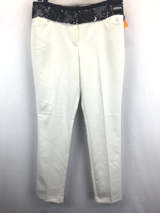 White Jeans Boyfriend New York And Co, Size 10