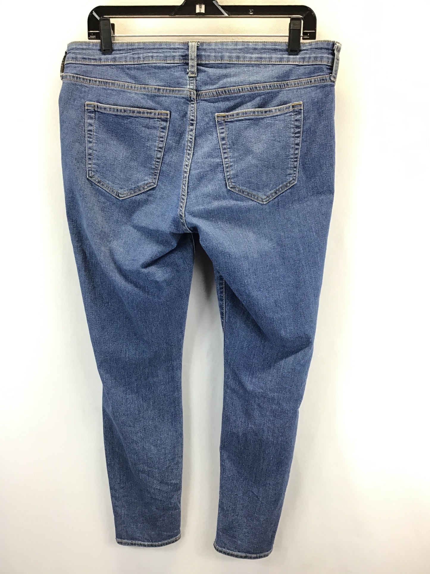 Jeans Skinny By Gap In Blue Denim, Size: 10