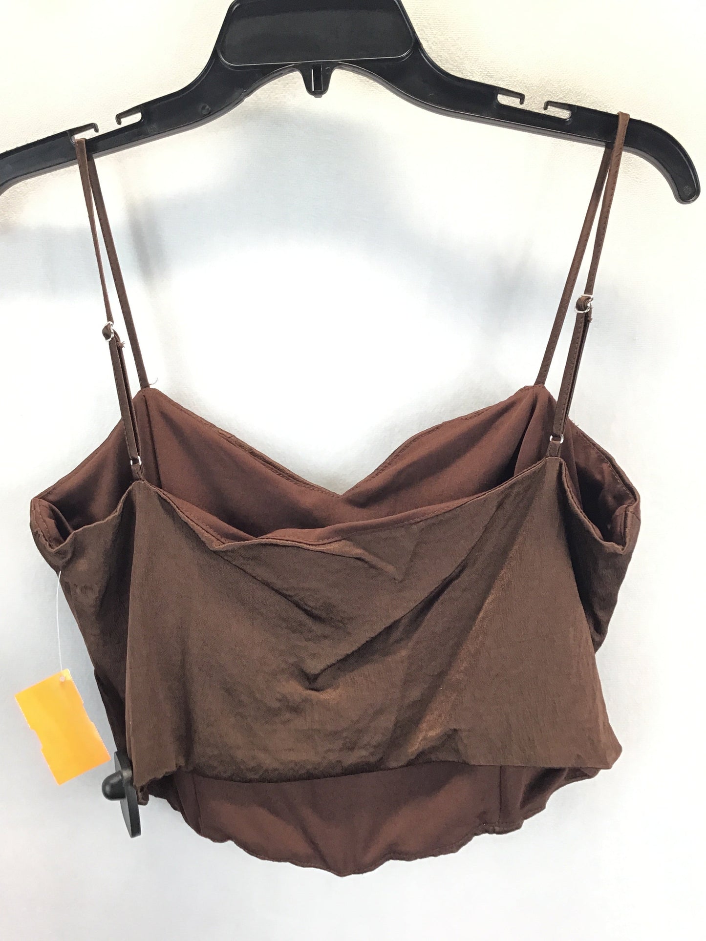 Top Sleeveless By Zara In Brown, Size: Xl