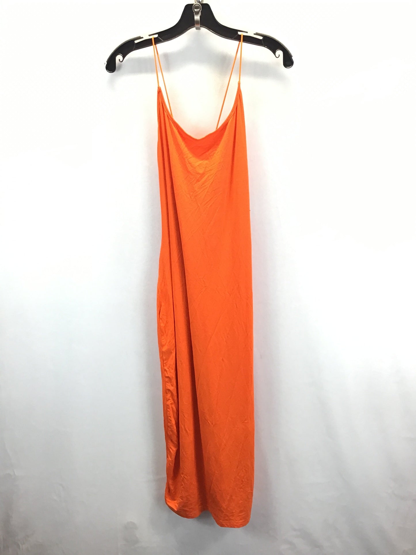 Orange Dress Casual Midi Shein, Size 1x