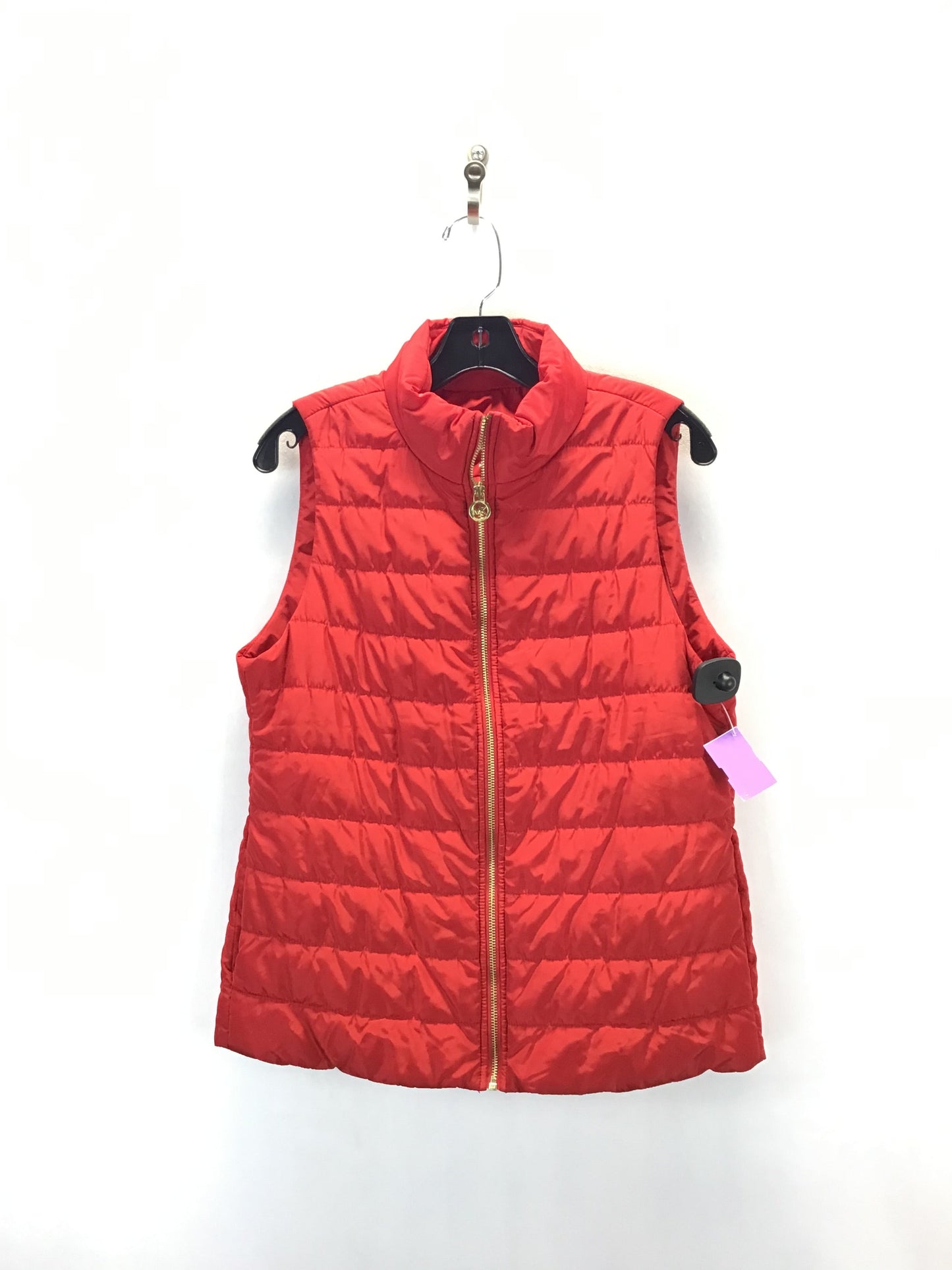 Vest Puffer & Quilted By Michael By Michael Kors In Red, Size: M