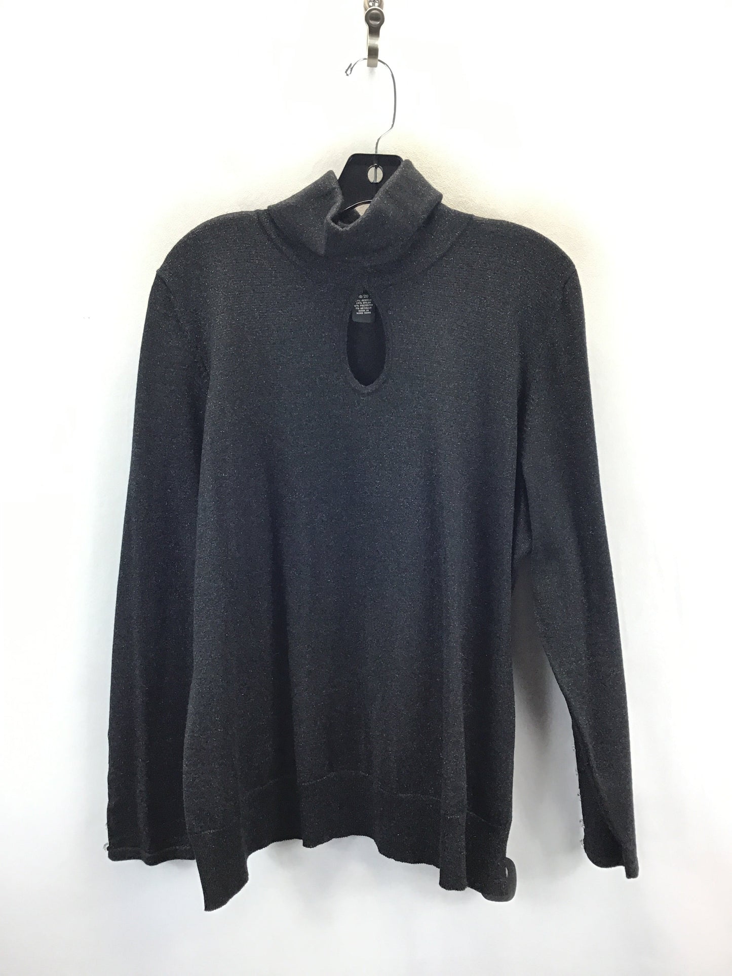 Top Long Sleeve By Lane Bryant In Black, Size: 18