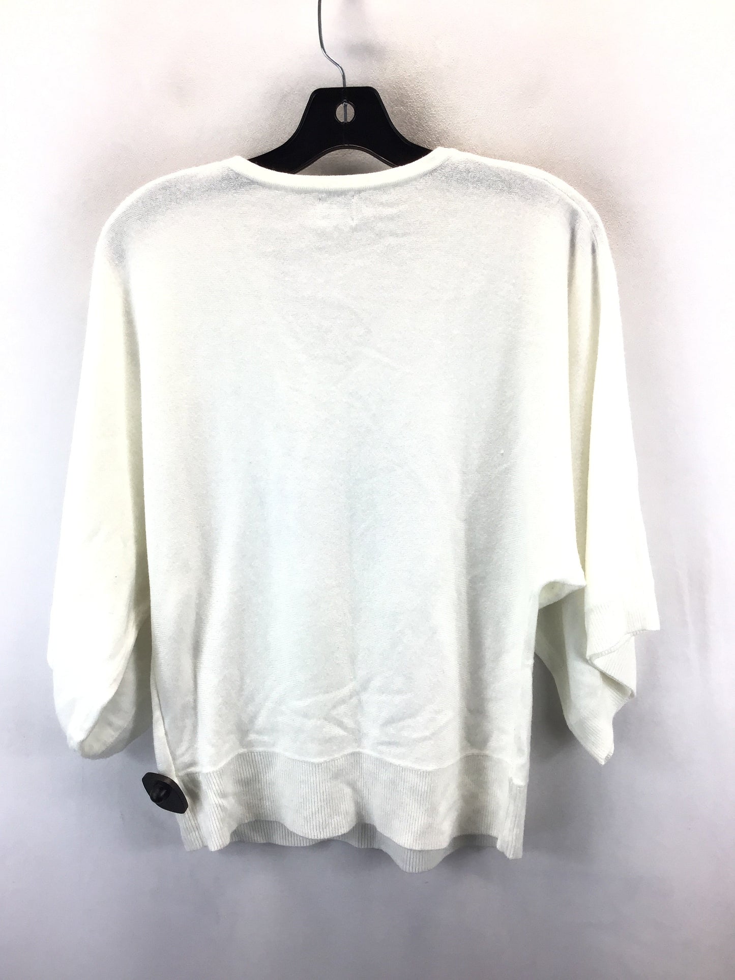 Sweater Short Sleeve By New York And Co In Cream, Size: S