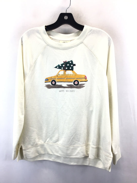 Sweater By Style And Company In Off White, Size: M