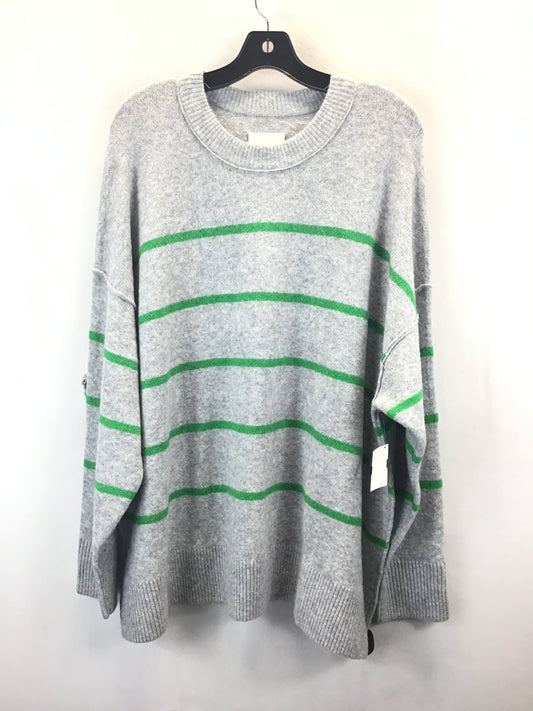 Sweater By Aerie In Green & Grey, Size: Xl