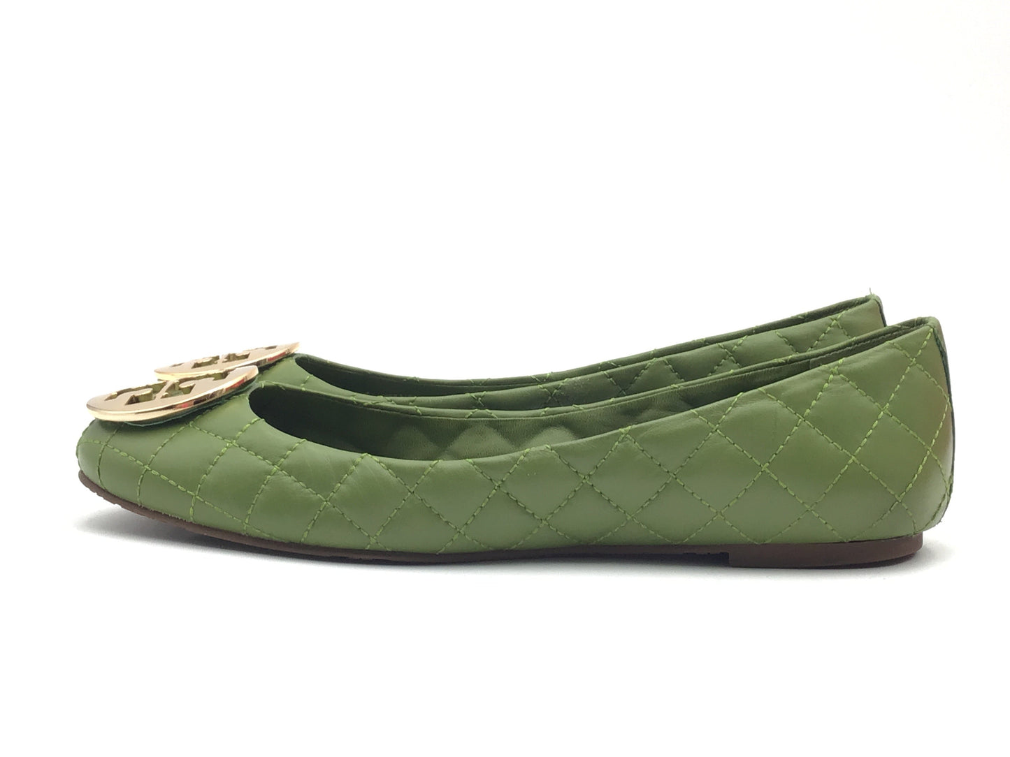 Shoes Flats By Tory Burch In Green, Size: 9