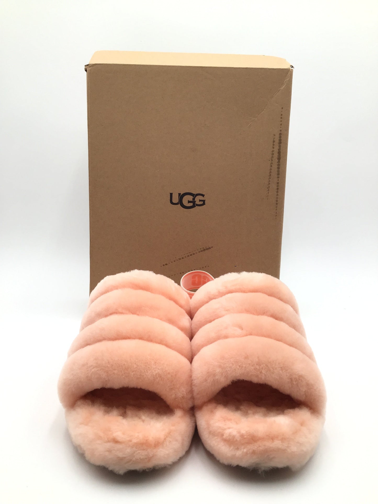 Shoes Designer By Ugg In Peach, Size: 9