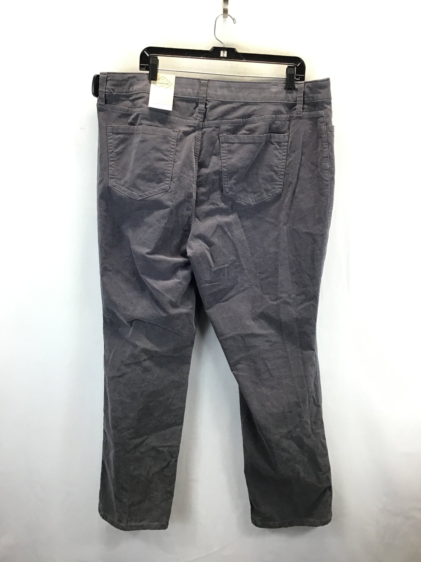 Pants Corduroy By St Johns Bay In Grey, Size: 20w