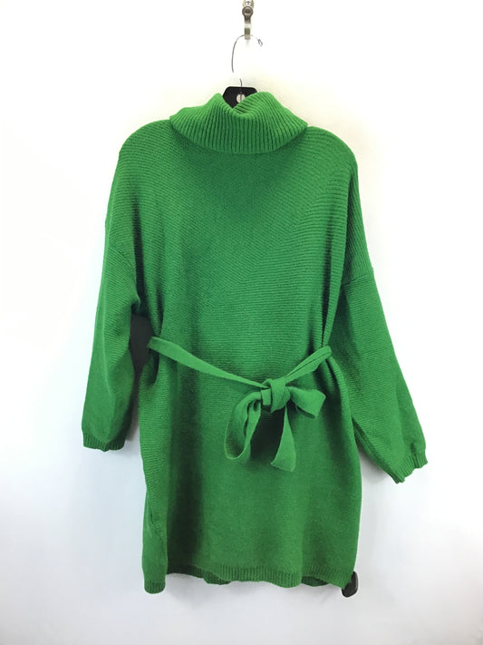 Dress Sweater By Clothes Mentor In Green, Size: M