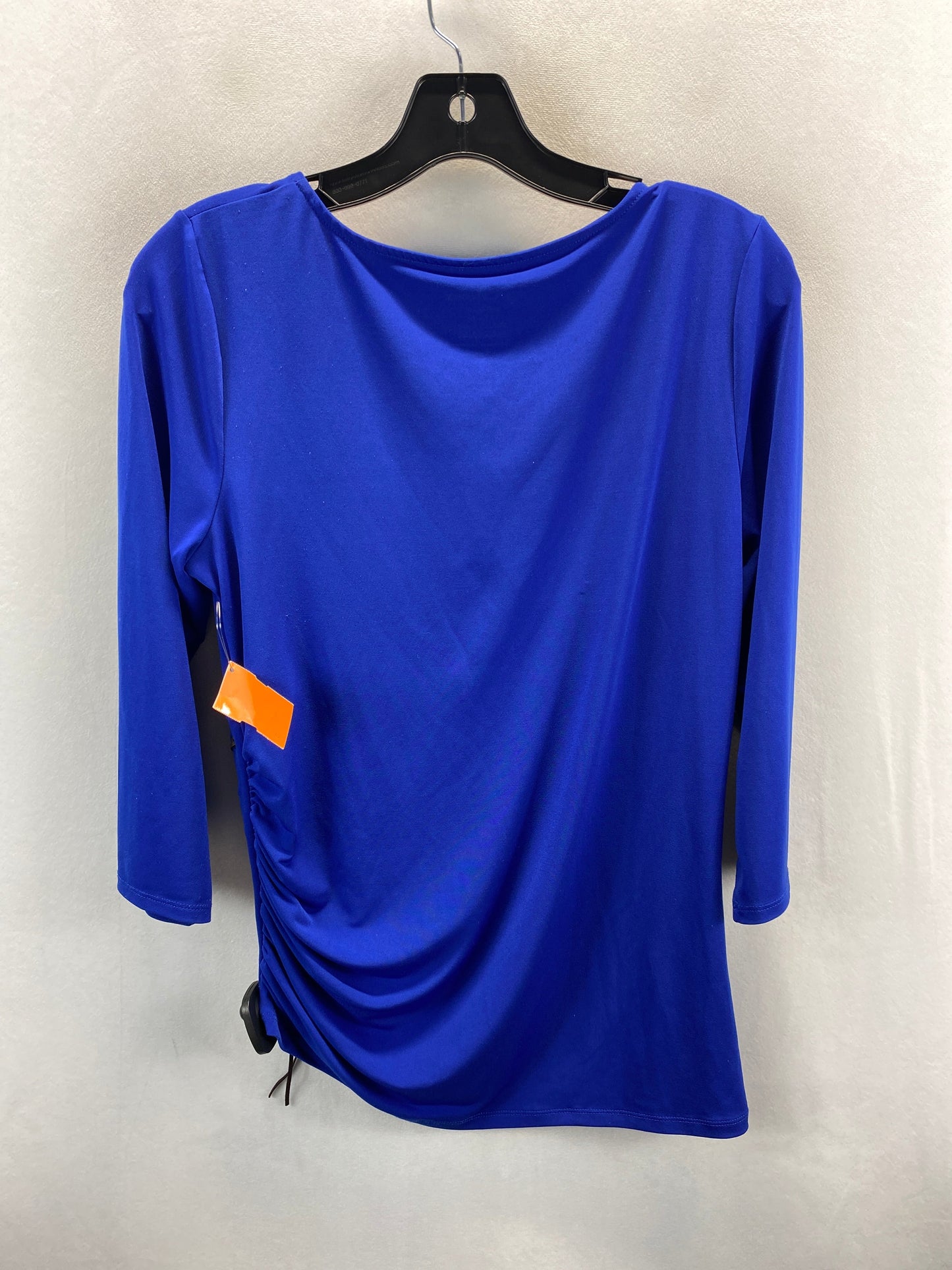 Blouse 3/4 Sleeve By Chicos In Blue, Size: 0(Small)