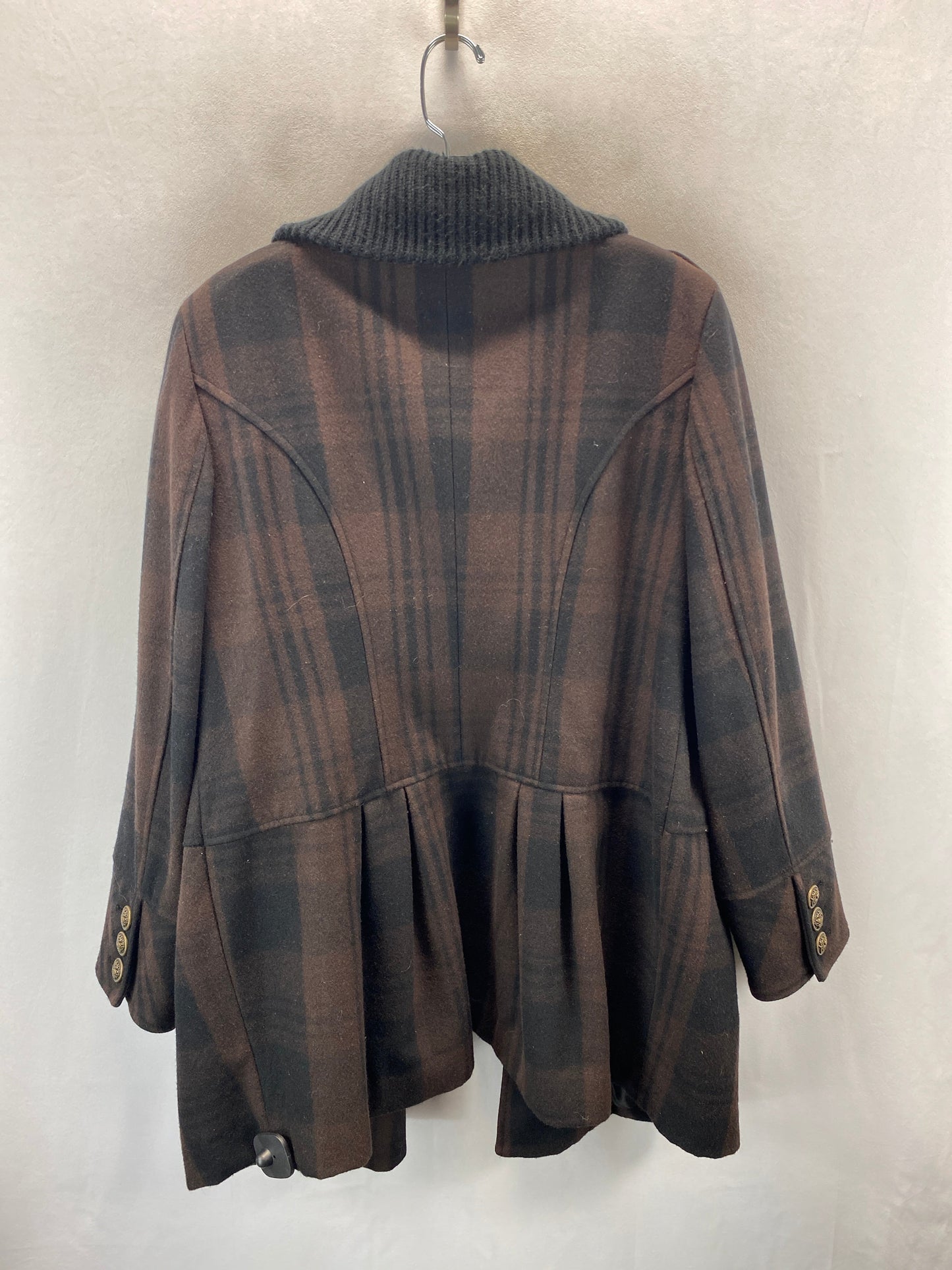 Coat Other By Style And Company In Brown, Size: L