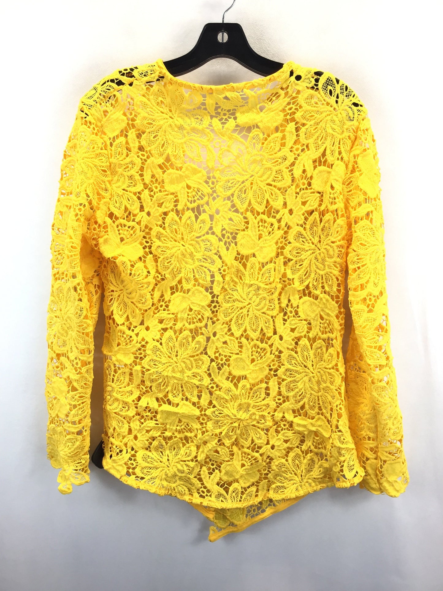 Yellow Cardigan Shein, Size 1x