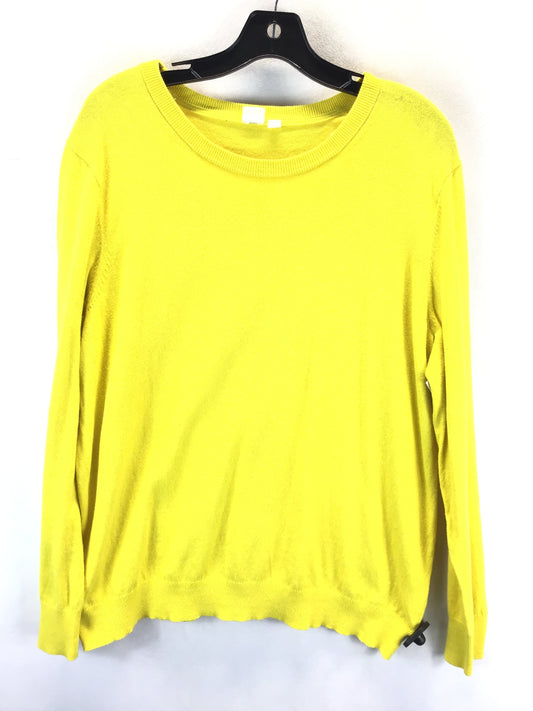 Sweater By Gap In Yellow, Size: Xl