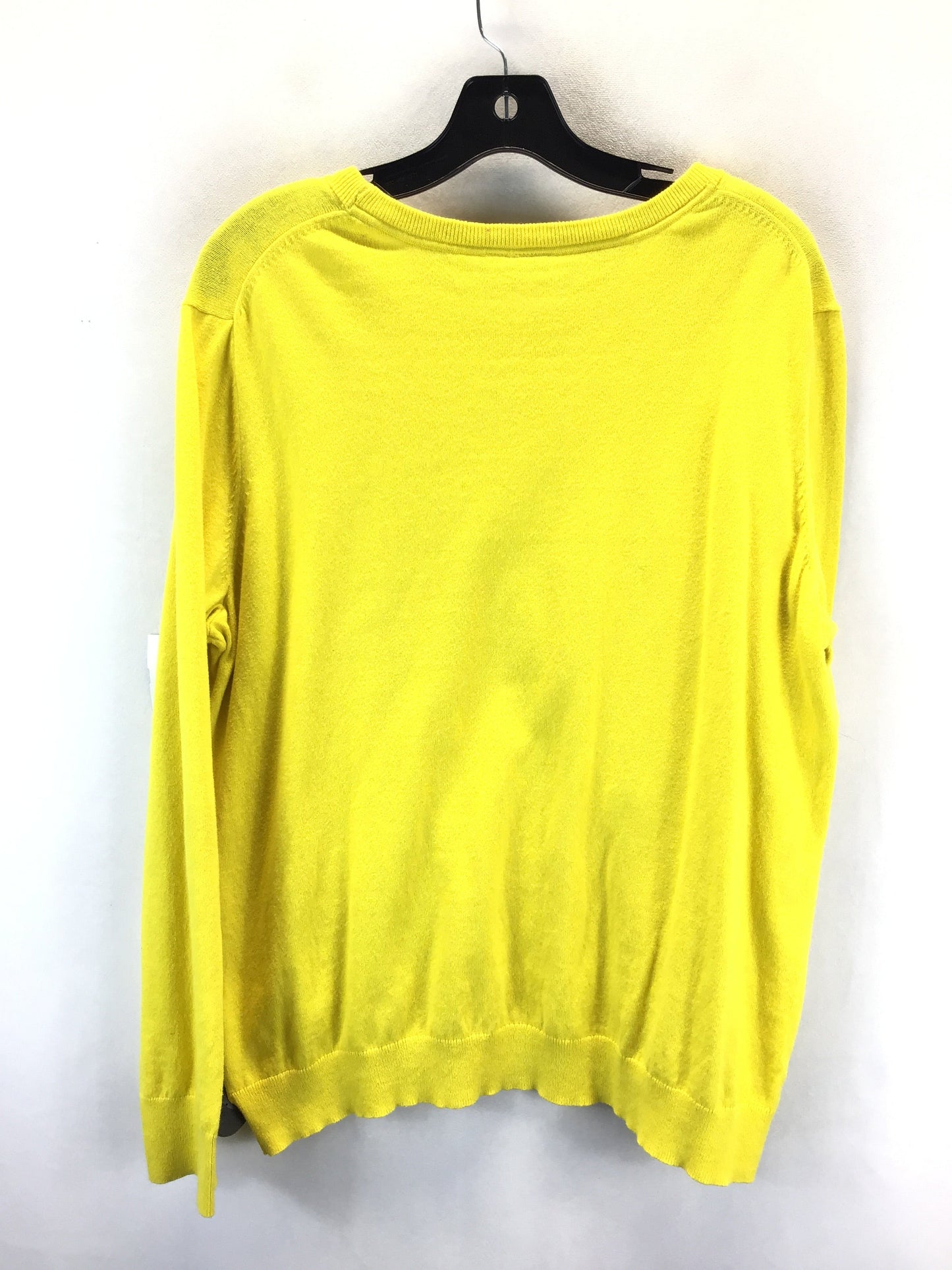 Sweater By Gap In Yellow, Size: Xl