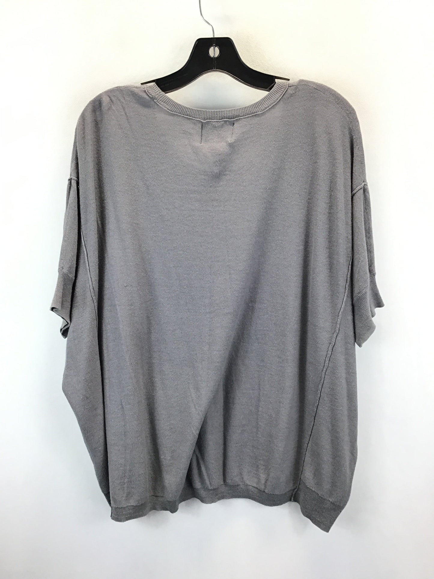 Grey Top Short Sleeve Cynthia Rowley, Size 2x