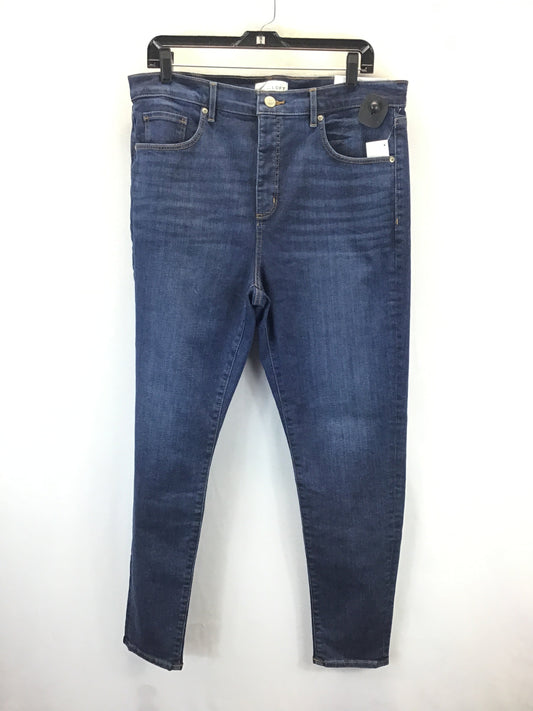 Jeans Skinny By Loft In Blue, Size: 14