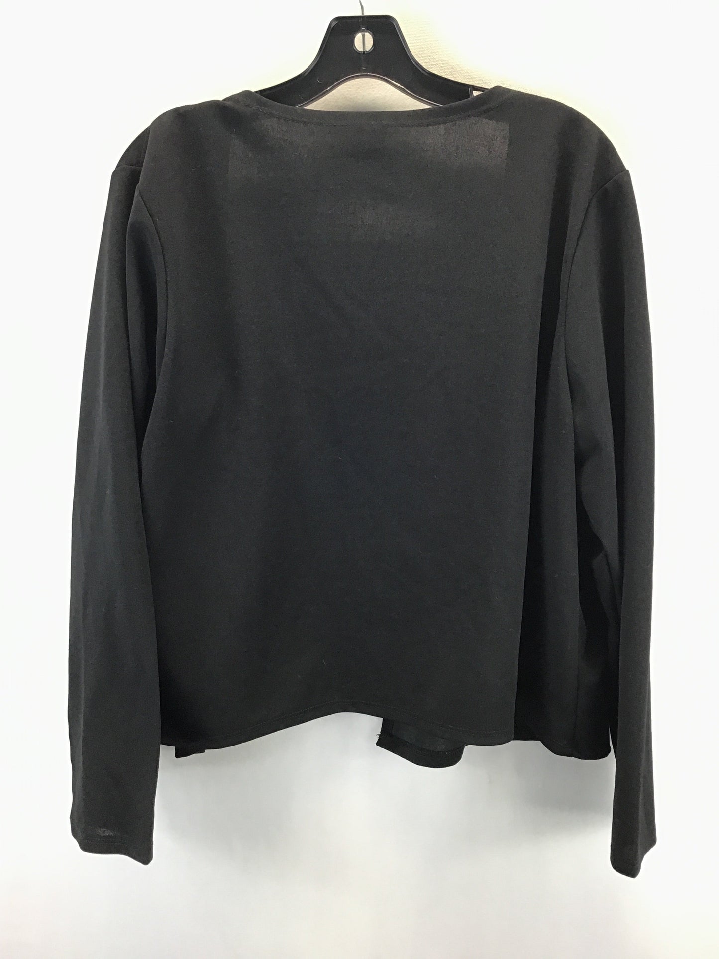 Cardigan By Clothes Mentor In Black, Size: 2x