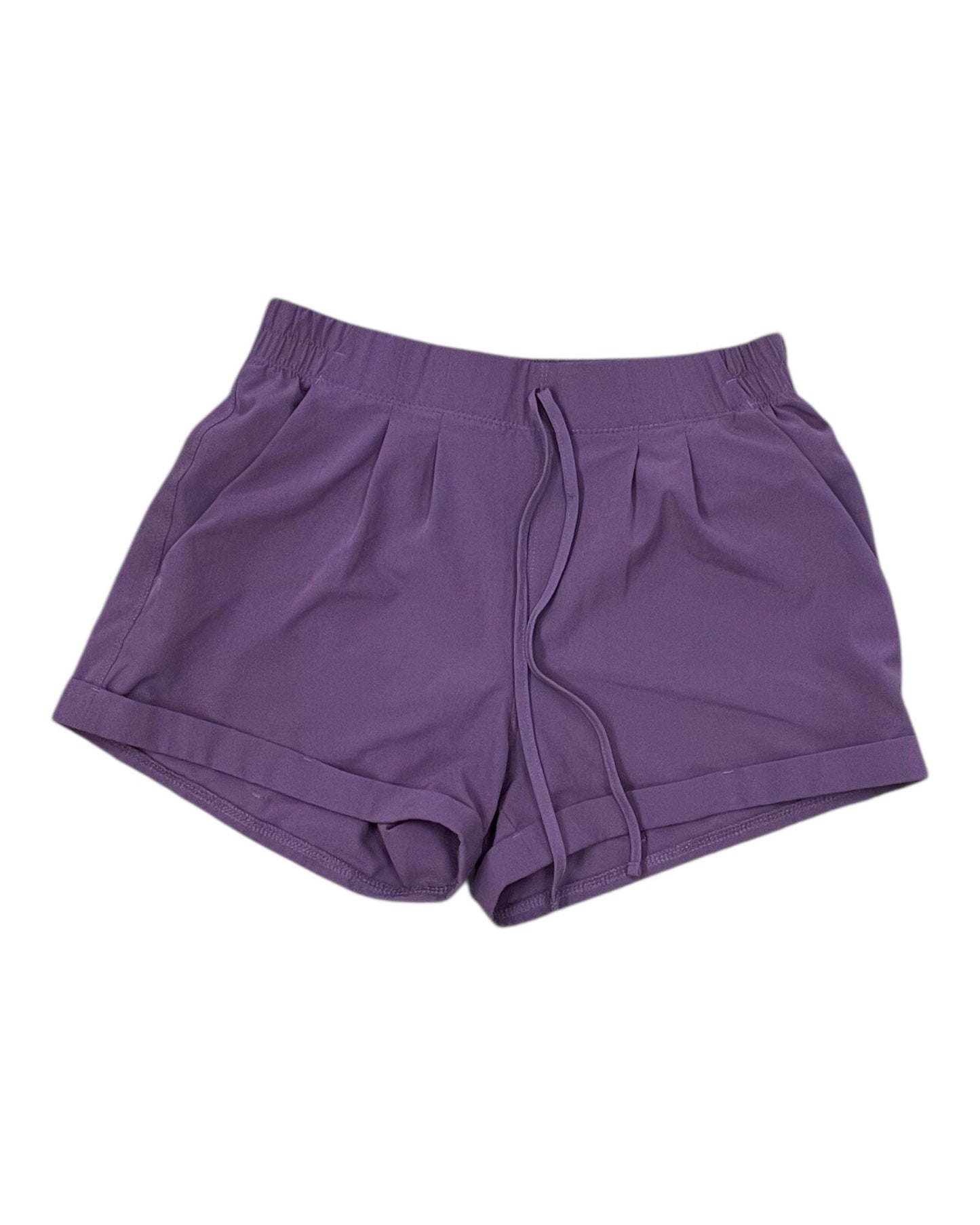 Athletic Shorts By Zyia In Purple, Size:Xxs