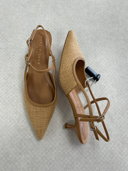 Shoes Heels Kitten By Marc Fisher In Tan, Size:6.5