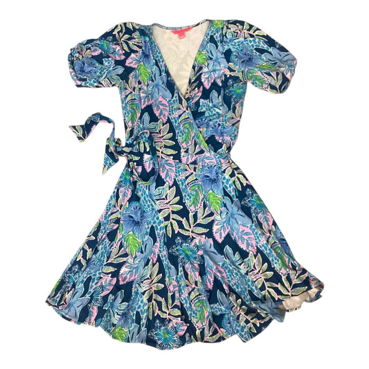 Dress Designer By Lilly Pulitzer In Blue & Pink, Size:S